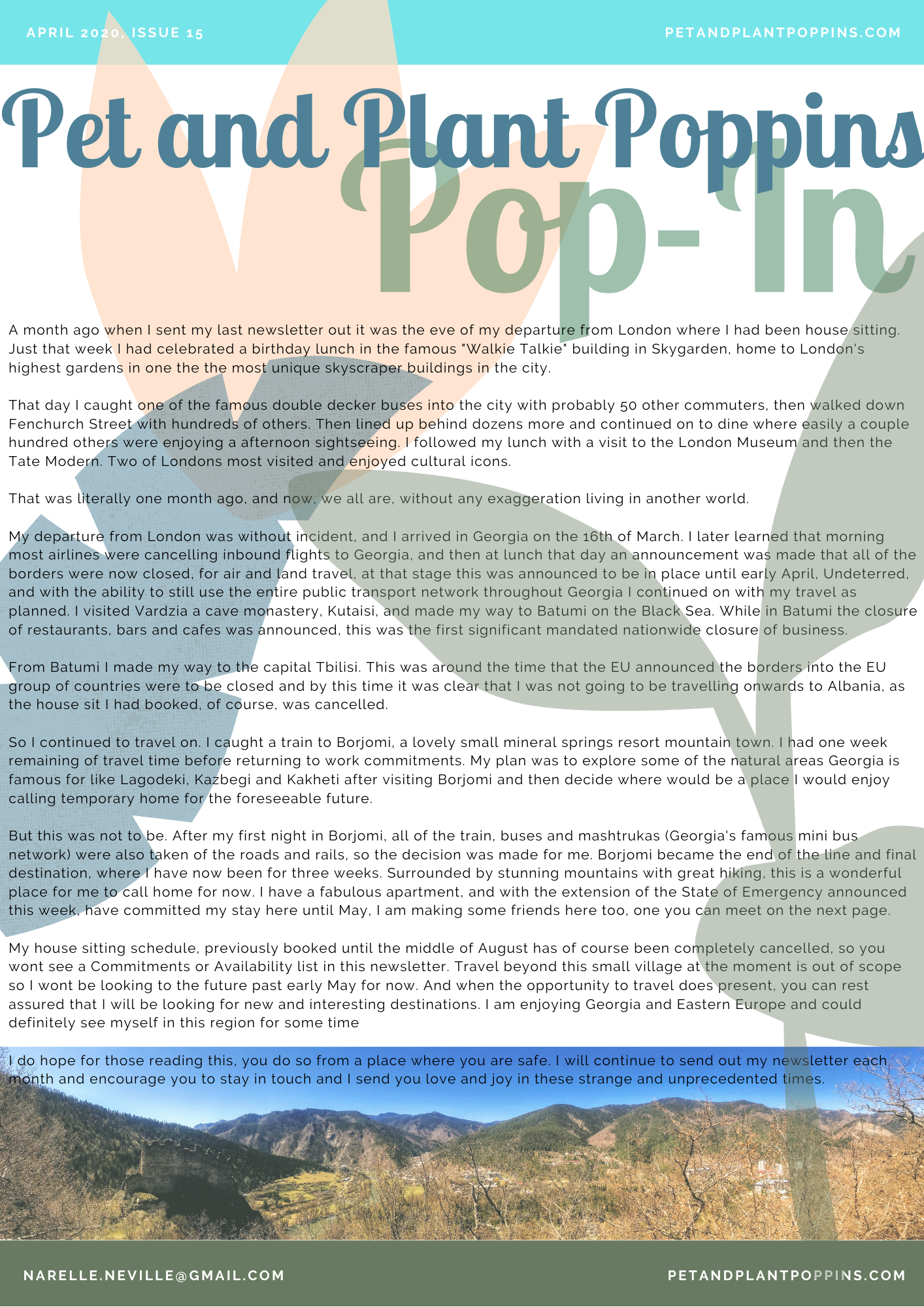 PPP Newsletter April 2020 page 1